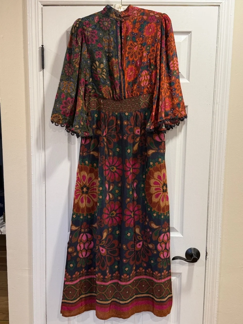 FARM Rio Multicolor Floral Medallion Maxi Dress - Picture 6 of 14